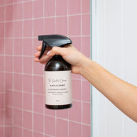 The Essential Glass Cleaner - All Natural Glass Cleaner Spray - a natural glass cleaning product for bathroom
