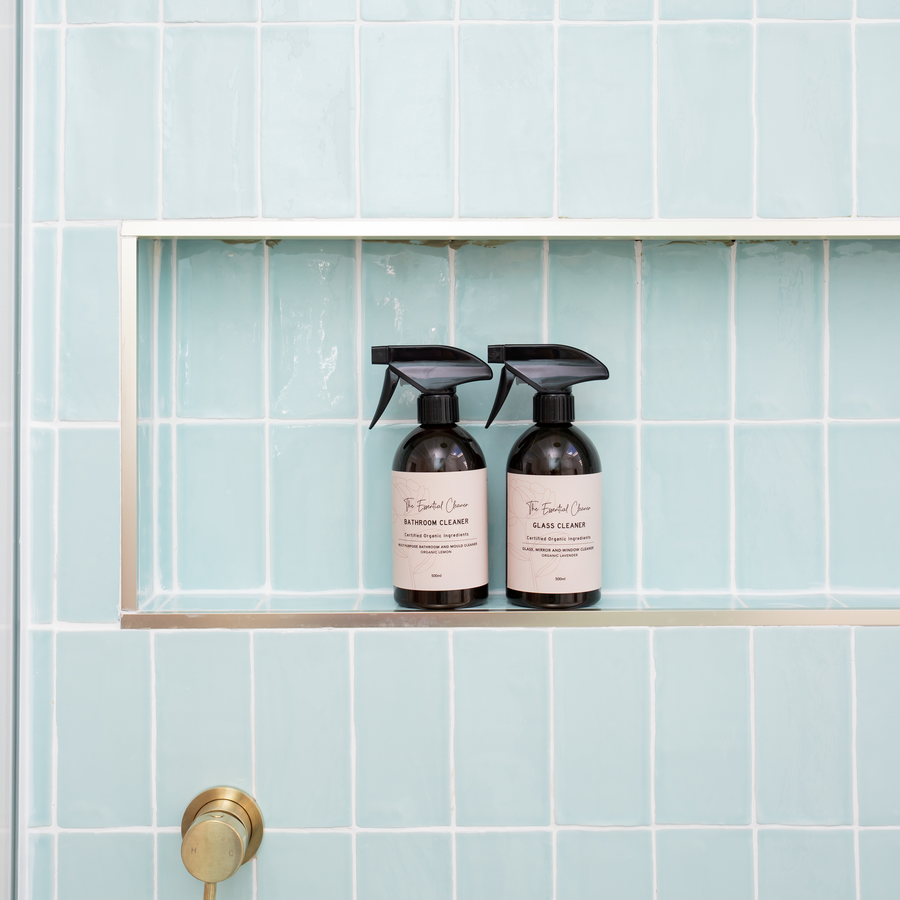 The Essential Duo Bathroom Collection - Organic Glass Cleaner eco cleaning products